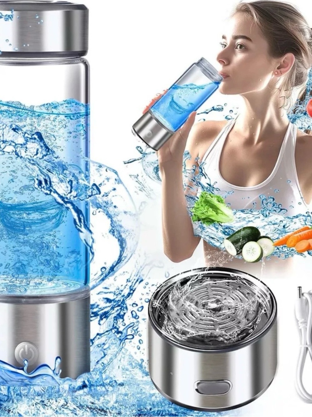 Hydrogen Rich water Generator Tumbler